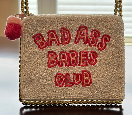 Handed Beaded Pouch- Baddie Club