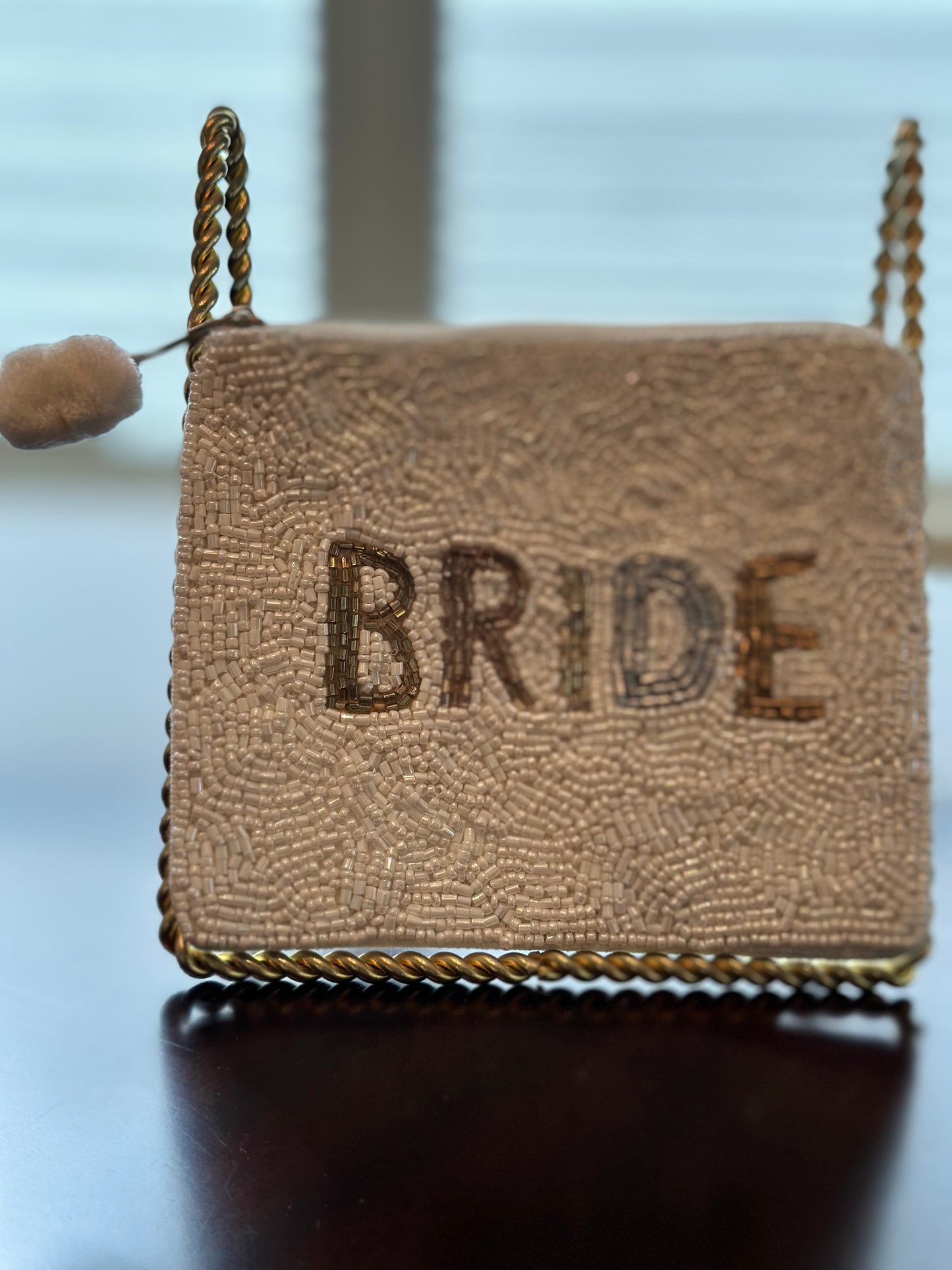 Bride Collection- Hand Beaded Pouch