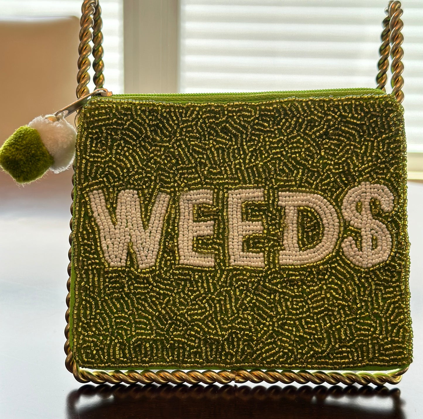 Hand Beaded - Money 4 Weed