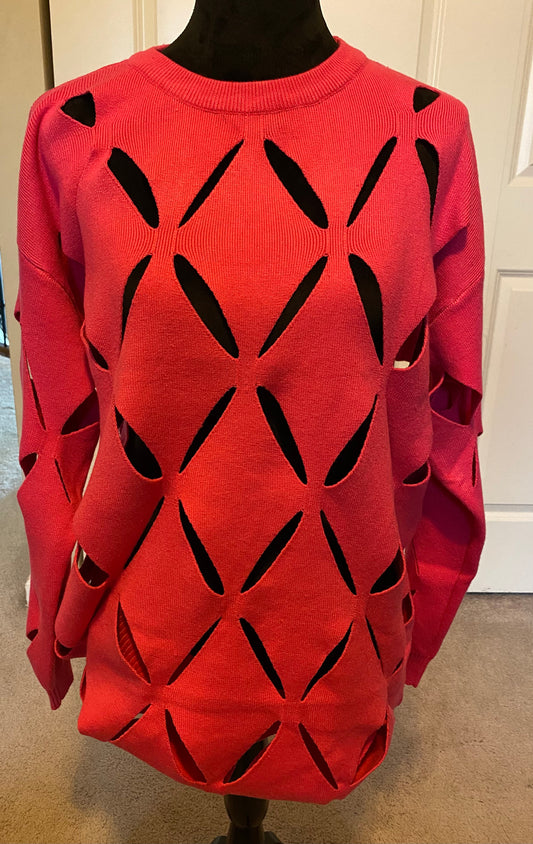 Laser cut Sweater